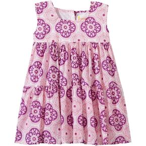 Masala Baby Girls 'Medallion Gypsy Dress Bdr0002 ، Purple ، 3-6 أشهر