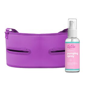 The LaVie 2oz Organic Pumping Spray with Pumping Bra for Handsfree Breastfeeding, Nursing or Pumping, Essential Support for Clogged Ducts, Mastitis, and Engorgement