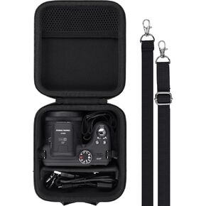 Camera Case Compatible with KODAK PIXPRO AZ405/AZ425/AZ255/AZ401/AZ528 Digital Camera Vlogging Camera,Black Case