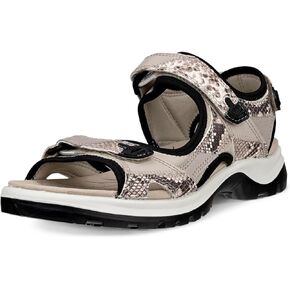 ECCO Women's Yucatan Sport Sandal, Gravel Patchwork, 10-10.5