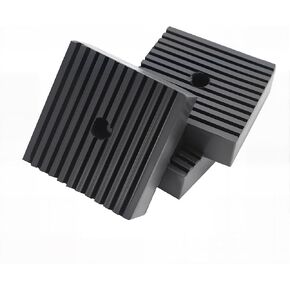 Solid Shock Pad for Air Compressor Pads or Equipment Shock Absorbing, Solid Rubber Anti-Vibration Isolation Pads, Super Duty 4"X4"X1" 3-Pack