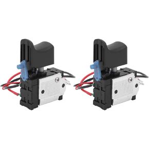 2pcs Power Tool Trigger Switch, Electric Drill Switch Universal, Speed Control Button with Lighting Function for Angle Grinder Accessory Electric Hand Drill or Other Power Tools