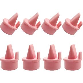 Replacement Parts 8 Piece Duckbill Valves/Duck Bill Valve Compatible with Lansinoh Breast Pump, Signature Pro/Smartpump/Manual Pumps, Durceler Accessories Compatible with Lansinoh Pump Parts