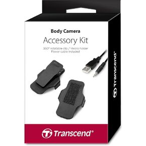 Transcend DPB Accessory Kit Holder/Cable for DPB for DrivePro Body 60/DrivePro Body 30/DrivePro Body 20/DrivePro Body 70- TS-DBK1