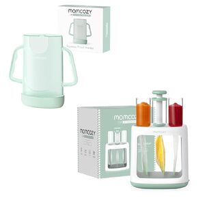 Momcozy Squeeze Pouch Holder Baby Food Maker for Puree Food Storage, Precise Capacity Squeeze Station