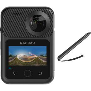 KanDao QooCam 3 Ultra 360 Action Camera with Selfie Stick