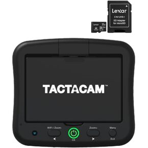 TACTACAM Spotter LR with 4K View and Recording for Spotting Scopes + 32 GB Micro SD Card