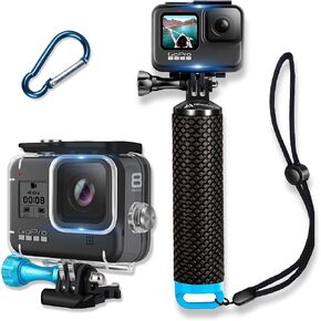 قضية الإسكان المقاومة للماء لـ (GoPro Hero 8) و GoPro Holed Grip لـ GoPro Hero 12 11 10 9 8 7 6 5 4 3 2 و Other Action Cameras