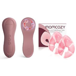 Momcozy Kneading Lactation Massager & Breast Therapy Packs Bundle
