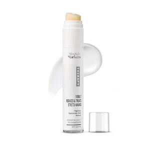 StretchMarkers Therapy Visibly Reduce and Treat Stretch Marks Cream, 1 fl oz, Retinol, Hyaluronic Acid, Bioactive Peptides & 3D Stem Cell Technology