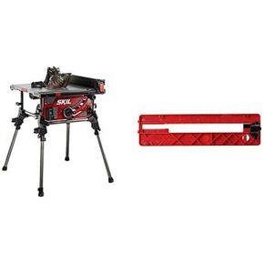 SKIL 15 Amp 10 Inch Portable Jobsite Table Saw with Folding Stand and Dado Insert Plate (TS6307-00 & STA6307)