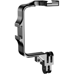 Camera Extension Bracket for Sports Cameras Accessories,Compatiable with Gopro Hero 12 11 10 9 8 7 6 5 /INSTA360 Ace Pro/DJI Action 4 3,Connectable Microphone Fill Light