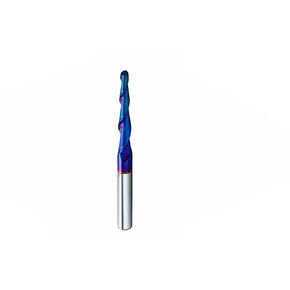 Ball Nose 2.4Deg CNC 2D and 3D Carving SupeRun Coated Up Cut with 1/4 inch Shank T2110BC