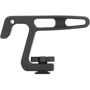 KIMISS Mini Top Handle Camera Grip for Vlog with 1/4in 3/8in Screw Hole, Hole, Cold Shoe Mount, Aluminium Alloy Cage Accessory