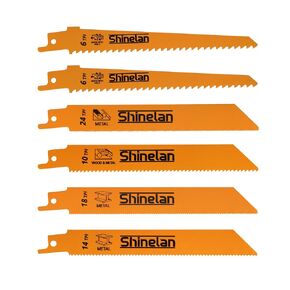 DW4856 Reciprocating Saw Blade for Dewalt, Metal and Wood Cutting, 6 Piece
