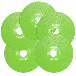 1.2'' Diamond Ultra Width Tile Blade, 5 Pcs 1mm Thin Glass Cutting Disc, 45° Chamfer Rock Slab Flat Grinding Cutting Piece, Marble Edge Trimming(4/5'' Arbor).