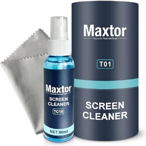 Professional Screen Cleaner Spray Kit - Streak-Free Formula for Smart TV, Laptop, Phone & All Electronics | Premium Microfiber Cloth | Safe on LCD/LED/OLED/Glass