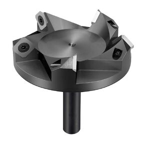 SpeTool Spoilboard Surfacing Router Bit 1/2" Shank 3-1/4" Cutting Dia 5 Wings Carbide Insert Planing Rourter Bit for CNC Planer Woodworking