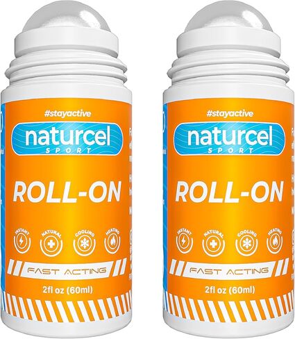 Sport Roll-On, 2FL OZ, Topical Reliever for Aches and Pains of Muscles and Joints, Cooling, Fast Acting, Mess Free Massage Roller, Colorless in Saudi Arabia
