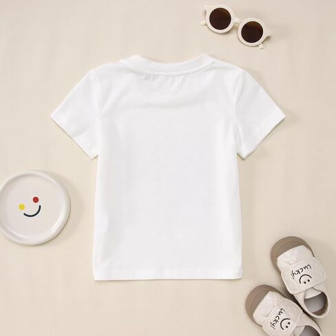 Ritatte Toddler Baby Boyy Girls Day Day Shirt Dad's My Guy Letter Print T-Shirt Kids لطيفًا in Saudi Arabia
