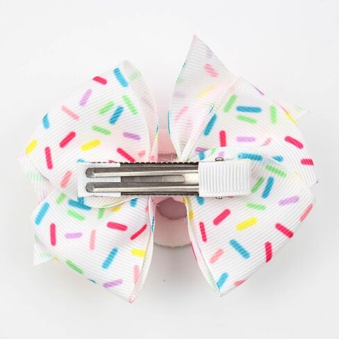 Baby Girls Birthday Hair Bow Hair Clip Strawberry Bows for Little Girls First Birthday Party Sweet Hair Accessories TSFJ80 (3rd Pink Hair Bow) in Kuwait