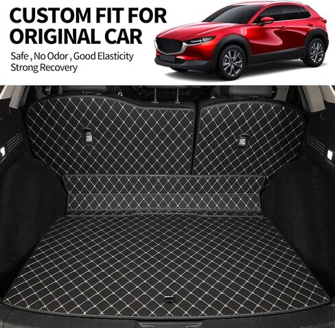 بساط شحن أصلي وبساط مسند ظهر خلفي لسيارة جيب جراند شيروكي 2011-2021/2022 جراند شيروكي WK (ليس L) - بطانة شحن من جلد البولي يوريثان ومسند ظهر مخصص - سجادات سيارة مضادة للانزلاق لجميع الأحوال الجوية in Kuwait