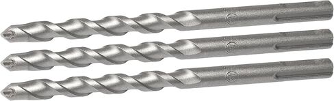 NACX 10mm x 150mm SDS-Plus Rotary Hammer Bit, Masonry Drill Bit Cemented Carbide Spiral Rotary Tool for Brick, Stone, Block, Concrete, 3PCS (Round Shank) in Saudi Arabia