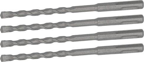 NACX 10mm x 150mm SDS-Plus Rotary Hammer Bit, Masonry Drill Bit Cemented Carbide Spiral Rotary Tool for Brick, Stone, Block, Concrete, 3PCS (Round Shank) in Saudi Arabia