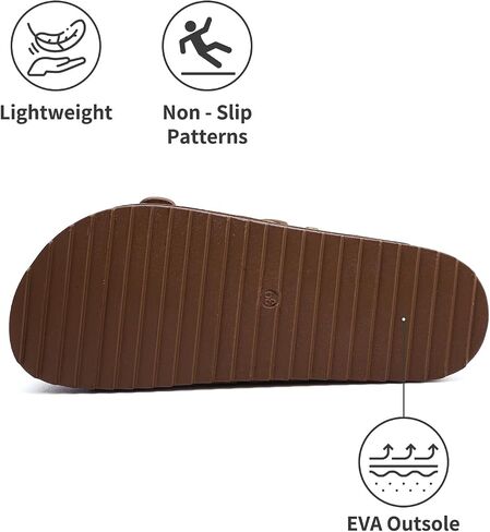ziitop Womens Sandals Platform Sandals Women Comfortable Beach Essentials Memory Foam Slides for Women in Saudi Arabia