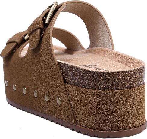 ziitop Womens Sandals Platform Sandals Women Comfortable Beach Essentials Memory Foam Slides for Women in Saudi Arabia