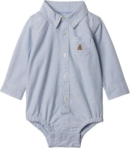 GAP baby-girls Long Sleeve Oxford Bodysuit in Saudi Arabia