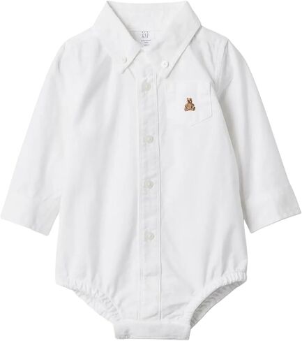 GAP baby-girls Long Sleeve Oxford Bodysuit in Saudi Arabia