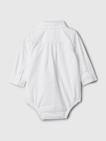 GAP baby-girls Long Sleeve Oxford Bodysuit in Saudi Arabia