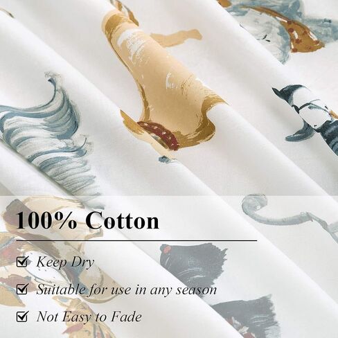 غلاف لحاف Ivellow twin for Kids Cartoon 100 ٪ Cotton Kids 'Cover Cover Sets Dog Animal Devel Cover Cover Ultra Soft Breatable Cute Bedder Bedding Set Zipper Closure Boys Girls Teens in Kuwait