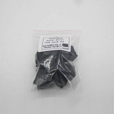 mxuteuk 6pcs AC110V/120V Rocker Switch Red Light Illuminated Snap-in Toggle Switch Power SPST ON-Off Switch 3 Pin, Use for Household Appliances Industrial Equipment MXU3-101NR in Kuwait