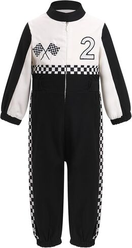 ODOLDI Fast One Birthday Boy Race Car Driver Jumpsuit - 1st & 2nd Birthday Cake Smash Photo Shoot Outfit in Saudi Arabia