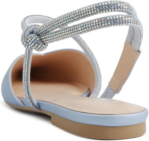 Delicious Victoria ~ Women Pointed Toe Slingback Flat Bridal Dress Pumps in Kuwait