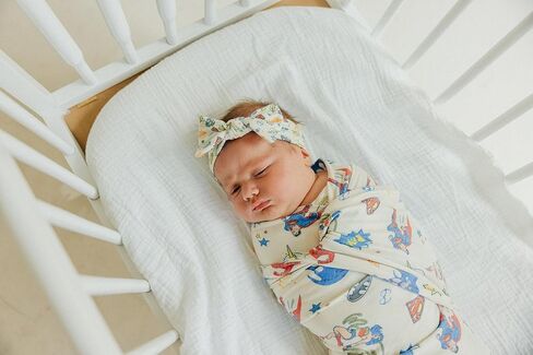 Copper Pearl Baby Bows: Stylish Headbands for Baby Girls, Premium Soft and Stretchy Baby Headbands, Perfect for Newborns, Trendy Designs - Wonder Woman™ in Kuwait