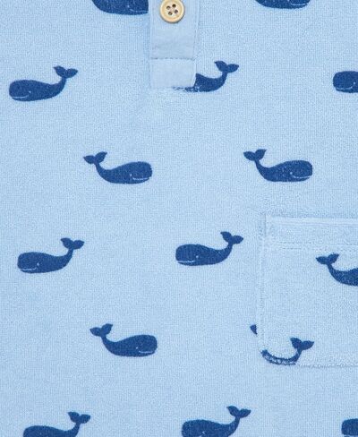 Little Me Clothes for Baby Boys' Terry Romper with Hat, 3 Months - 12 Months in Saudi Arabia