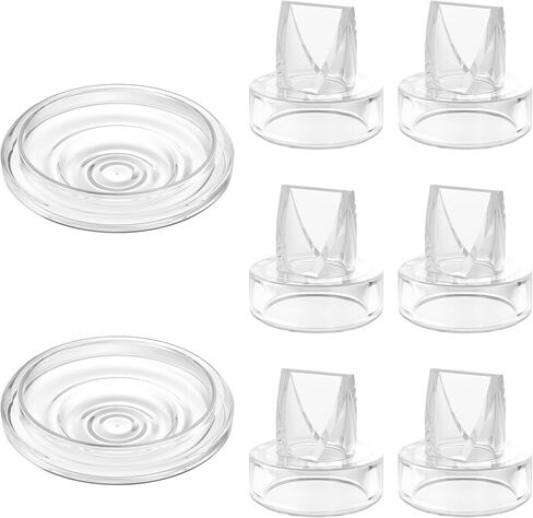 8PCS Replacement Parts Compatible with TSRETE/MOMPINKE/NaNaLazy/Momcozy/bluefair/kmaier Hands Free Breast Pump, S9/ S12/ S9 pro/ S12 pro Duckbill Valves Silicone Diaphragms Accessories in Saudi Arabia