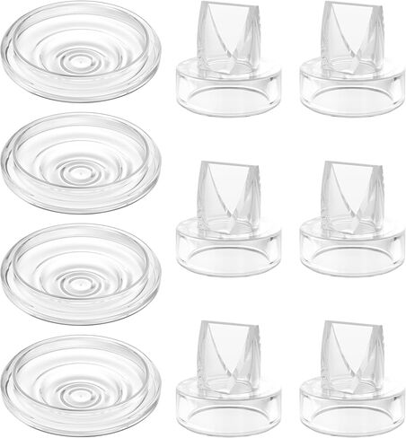 8PCS Replacement Parts Compatible with TSRETE/MOMPINKE/NaNaLazy/Momcozy/bluefair/kmaier Hands Free Breast Pump, S9/ S12/ S9 pro/ S12 pro Duckbill Valves Silicone Diaphragms Accessories in Saudi Arabia