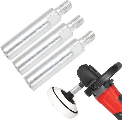 Angle Grinder Extension Rod, M10 Thread Polishing Machine Adapter Lever Thread Hole 80mm Extension Shaft Stainless Steel Rotary Extension Shaft for 100 Type Angle Grinder, 1 Pcs in Kuwait