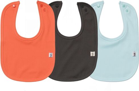 Leya & Lior 3-Pack Premium Instant Drying Baby Bibs - Unisex Boys & Girls StayDri Bibs for Drooling and Teething in Kuwait