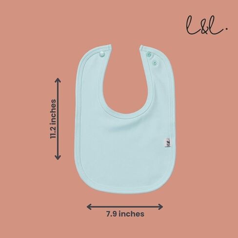 Leya & Lior 3 -Pack Premium Frasium Drying Baby Bibs - Usisex Boys & Girls Staydri Pibs for Tradlicing and Leign in Kuwait