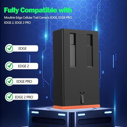 حزمة بطاريات 2-pack 5000mah قابلة لإعادة الشحن بديل لـ Moultrie Power Mag Plus حزمة بطارية ليثيوم أيون متوافقة مع حافة الكاميرا الخلوية Moultrie Edge ، Edge Pro ، Edge 2 ، Edge 2 Pro in Saudi Arabia