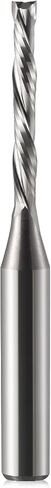 Hozly UP&Down Compression Bit 1/4 Inch Shank,1/8 Inch Cutting Dia,Carbide Spiral Router Bits CNC End Mill for Woodworking Panels (1) in Saudi Arabia
