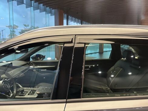 2013-2019 Tape-On Side Window Deflector Visors for Nissan Sentra S SV SR Smoke Tinted Rain Guards 2014 2015 2016 2017 2018 in Kuwait
