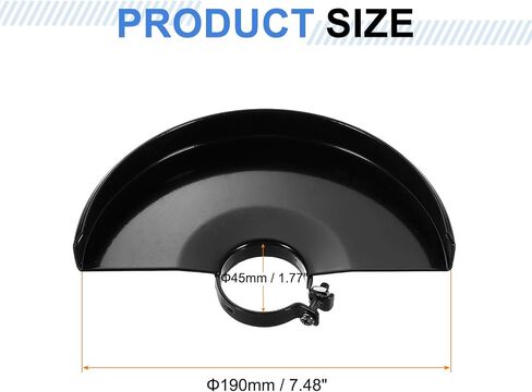 uxcell Grinder Guard 7" 190mm Dia Metal Angle Grinder Guard Protector Cover Wheel Cover Replacement Accessories in Saudi Arabia