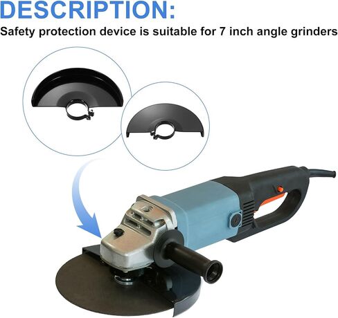 uxcell Grinder Guard 7" 190mm Dia Metal Angle Grinder Guard Protector Cover Wheel Cover Replacement Accessories in Saudi Arabia