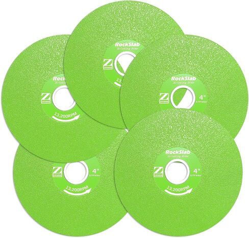 1.2'' Diamond Ultra Width Tile Blade, 5 Pcs 1mm Thin Glass Cutting Disc, 45° Chamfer Rock Slab Flat Grinding Cutting Piece, Marble Edge Trimming(4/5'' Arbor). in Kuwait